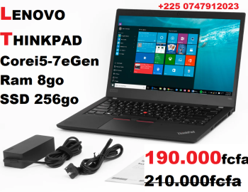 Destockage LENOVO THINKPAD TACTILE Corei5-7eGeneration +225 0747912023