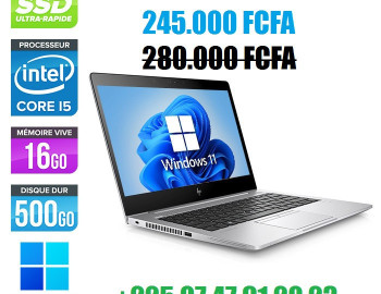 HP PRO G6 CORE i5 8e generation ram 16go ssd 500go 0747912023