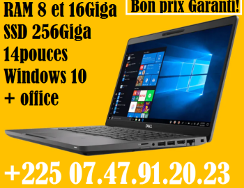 DELL E5400 CORE i5 8eGénération +225 0747912023