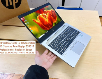 PUISSANT HP 830G6 CORE i5 8e Génération ram 16giga +225 0747912023