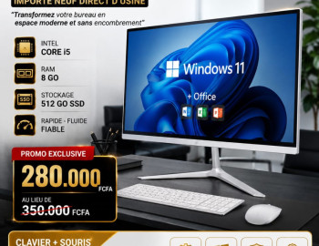 ORDINATEUR TOUT EN CORE i5 NEUF  +225 0747912023