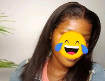 Perruque indienne cheuveux vierge taille 14 en vide.