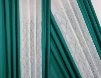 Rideaux chics 1m50 avec oeillets