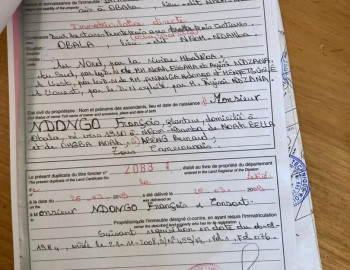 Terrain titré à Nyom