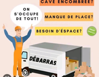 Évacuation de déchet divers avec fourgon tous serra amené en déchèterie