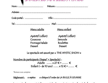 Marché artisanal organisé par La Bulle à Sourire qui es une association